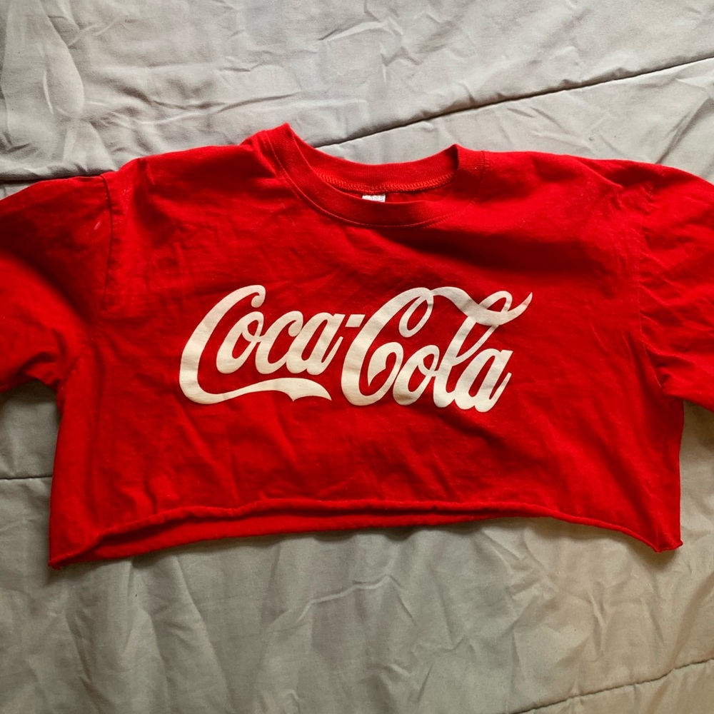 Coca Cola raw cut tee